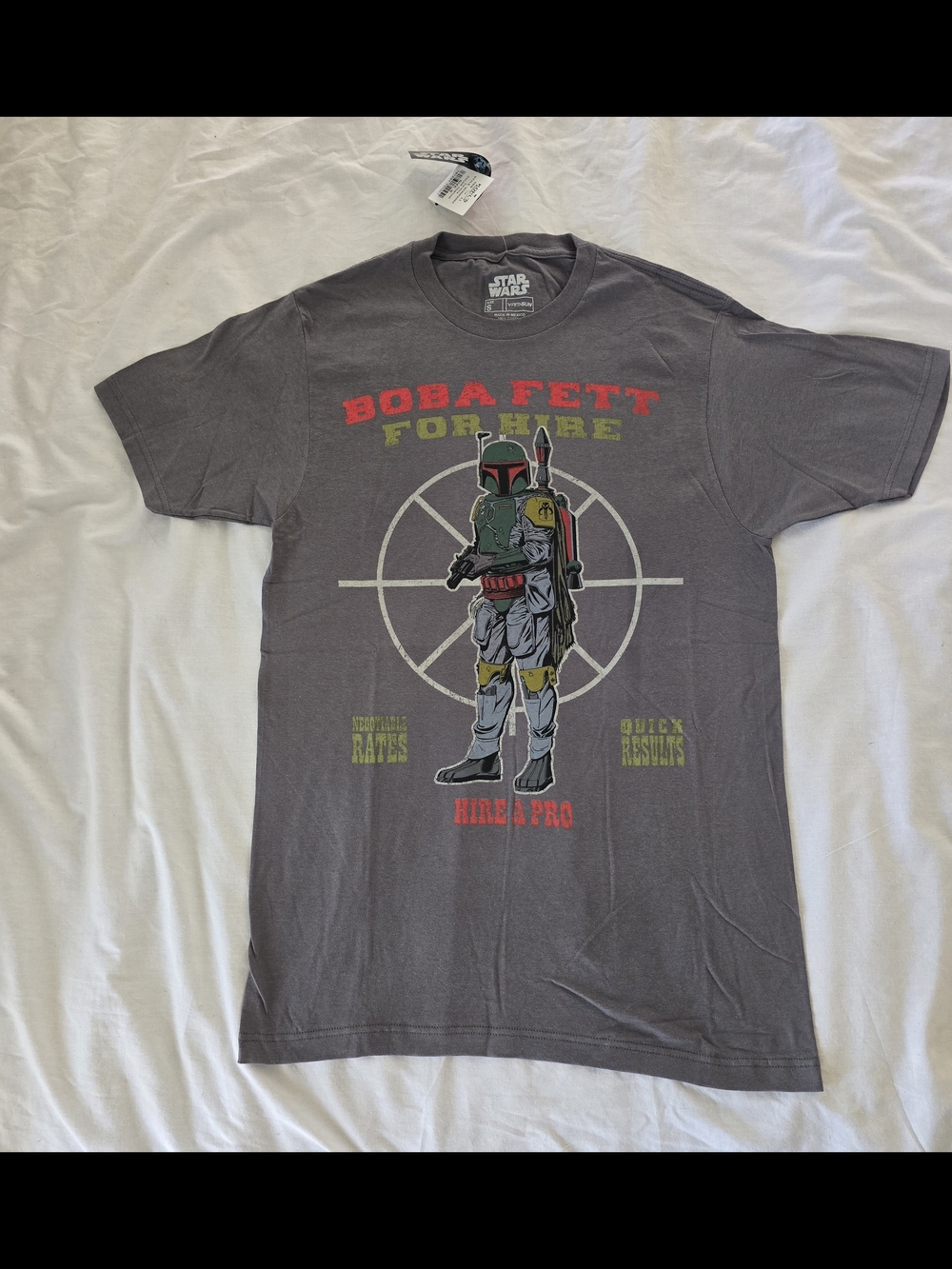 Star Wars Boba Fett Graphic Tee - Gray